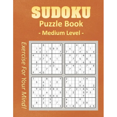 Sudoku Puzzle Book - Medium Level