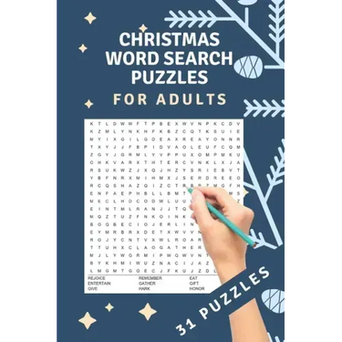 Christmas Word Search Puzzles: 31 word search puzzles - for adults, teens and grown-ups - fun time for christmas - christmas theme - christmas gift -
