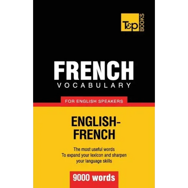 French vocabulary for English speakers - 9000 words