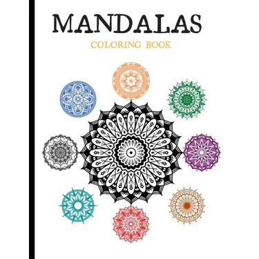 MANDALAS Coloring Book: Relaxing, anti-stress - mindfulness meditation experience. US Version.