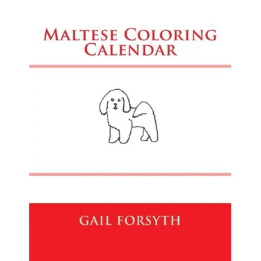 Maltese Coloring Calendar