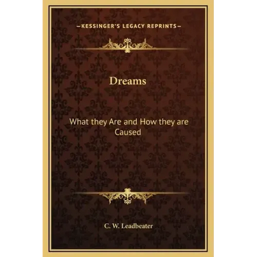 Dreams: What They Are and How They Are Caused