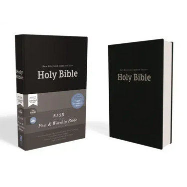 Nasb, Pew and Worship Bible, Hardcover, Black, 1995 Text, Comfort Print