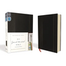 NIV, Journal the Word Bible, Hardcover, Black, Red Letter Edition, Comfort Print: Reflect, Take Notes, or Create Art Next to Your Favorite Verses