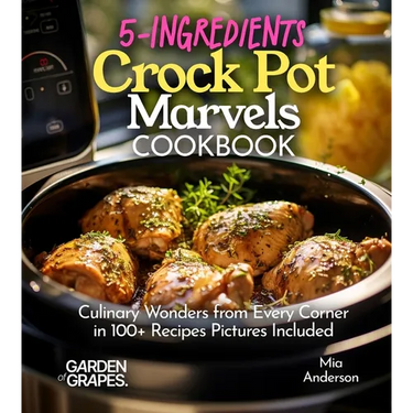 5-Ingredients Crock Pot Marvels Cookbook: Simplify, Savor, Delight in 100+ Recipes with Pictures Included