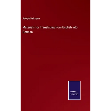 Materials for Translating from English into German