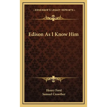 Edison As I Know Him