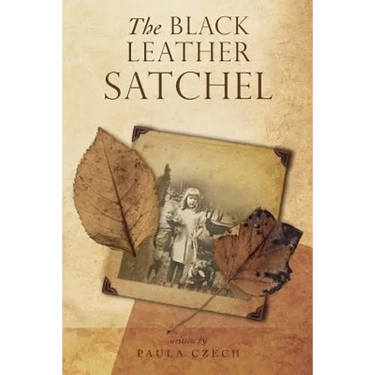 The Black Leather Satchel