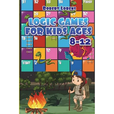 Logic Games For Kids 8-12: Hakyuu Logic Puzzles with Answers
