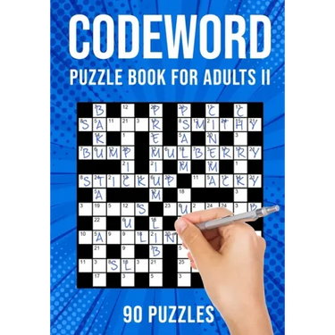 Codeword Puzzle Books for Adults II: Code Breaker / Code Word Puzzlebook 90 Puzzles (UK Version)