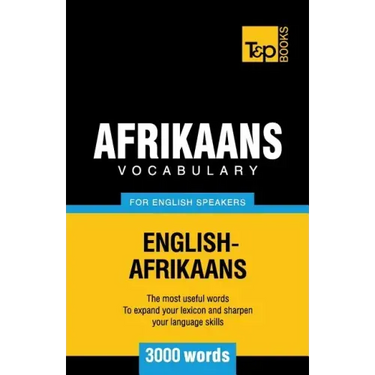 Afrikaans vocabulary for English speakers - 3000 words