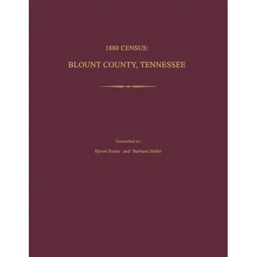 1880 Census, Blount County, Tennessee