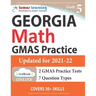 Georgia Milestones Assessment System Test Prep: 5th Grade Math Practice Workbook and Full-length Online Assessments: GMAS Study Guide