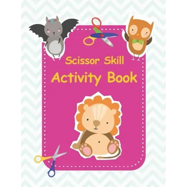 Scissor skill activity book: Perfect activity book to practice scissor skills for kindergarten and preschool kids. 40 Pages of Fun Animals Paperbac