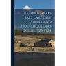 R.L. Polk & Co's Salt Lake City Street and Househoulders Guide, 1923, 1924