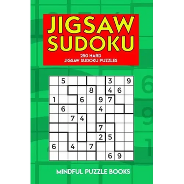 Jigsaw Sudoku: 250 Hard Jigsaw Sudoku Puzzles