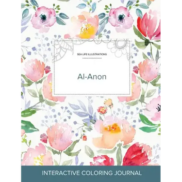 Adult Coloring Journal: Al-Anon (Sea Life Illustrations, La Fleur)