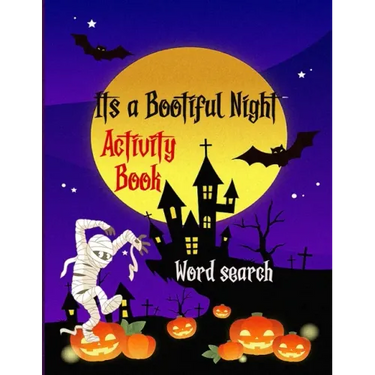 It's a Bootiful Night: Halloween Word Search Large Print Puzzle Book Fun For Adults