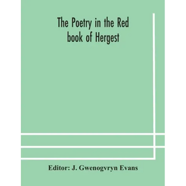 The poetry in the Red book of Hergest