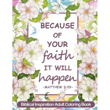 Biblical Inspiration Adult Coloring Book: Christian Coloring Book