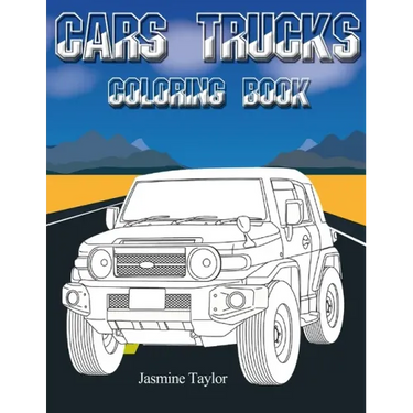 Cars Trucks Coloring Book