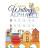 cursive writing alphabet: writing letters on cursive, practice handwriting cursive alphabet, master writing skills, very helpful for kids to wri
