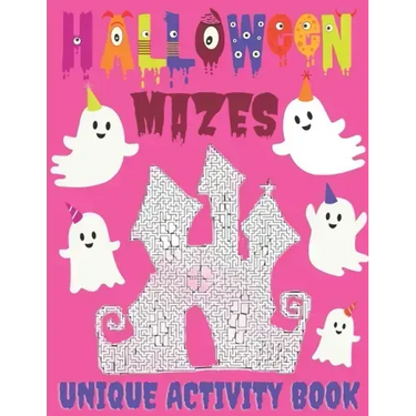 Halloween Mazes Unique Activity Book: Activity Puzzles For Older Kids, Teens and All Adult Mazes Lovers. Not-so-scary Halloween Amusement