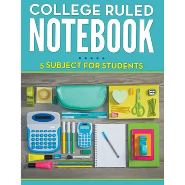 College Ruled Notebook - 5 Subject For Students