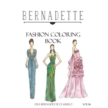 BERNADETTE Fashion Coloring Book Vol.16: Hollywood Glamour