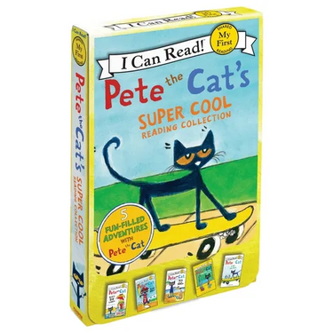 Pete the Cat's Super Cool Reading Collection: A Box of 5 I Can Read Favorites for Beginner Readers
