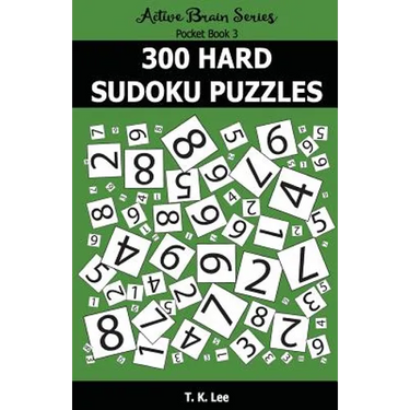 300 Hard Sudoku Puzzles: Active Brain Series Pocket Book