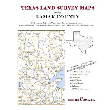 Texas Land Survey Maps for Lamar County