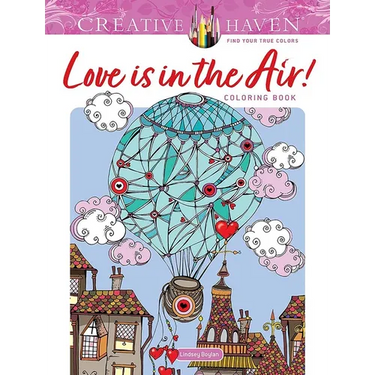 Creative Haven Love Is in the Air! Coloring Book