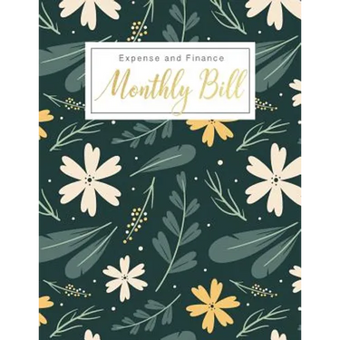 Monthly Bill Expense and Finance: Personal Finance Monthly Bill Planning Budgeting Record, Expense Organize your bills and plan for your expenses
