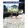 RailPass InfoRailMap 2020 - Discover Your Europe: Discover Europe with Icon and Info illustrated Railway Atlas Specifically designed for Global Interr