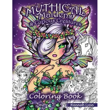 Mythical Maidens & Curious Creatures Coloring Book