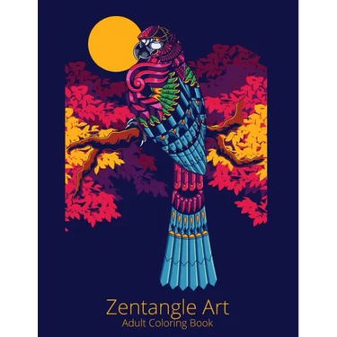 Zentangle Art Adult Coloring Book: Creative Drawing for Relaxation, Inspiration, and Fun (One A Day)