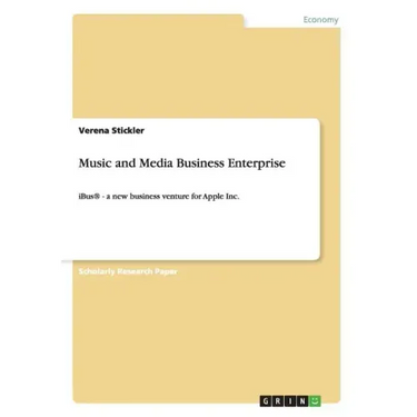 Music and Media Business Enterprise: iBus(R) - a new business venture for Apple Inc.