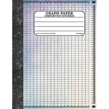 Graph Paper Composition Notebook: Math and Science Lover Graph Paper Cover Grunge(Quad Ruled 5 squares per inch, 100 pages) Birthday Gifts For Math Lo