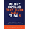 TABE 11 and 12 Consumable Student Reading Manual for Level M