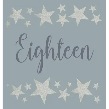 Happy 18th Birthday Guest Book (Hardcover): Happy Eighteenth Birthday Guest book, party and birthday celebrations decor, memory book, 18th birthday, h