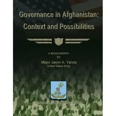 Governance in Afghanistan: Context and Possiblities