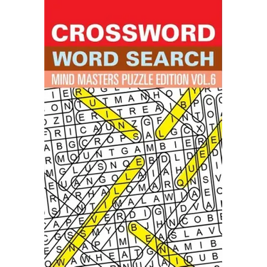 Crossword Word Search: Mind Masters Puzzle Edition Vol. 6