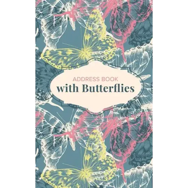 Address Book with Butterflies