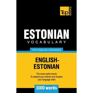Estonian vocabulary for English speakers - 3000 words
