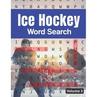 Ice Hockey Word Search (Volume 3): Trivia Puzzle Book for Hockey Fans with Solutions Included