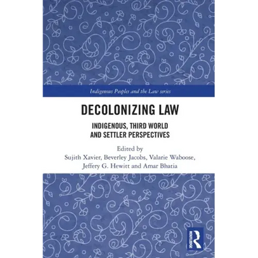 Decolonizing Law: Indigenous, Third World and Settler Perspectives