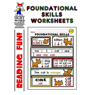 Foundational Skills Worksheets
