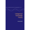 Categorical Homotopy Theory