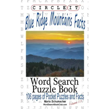 Circle It, Blue Ridge Mountains Facts, Word Search, Puzzle Book
